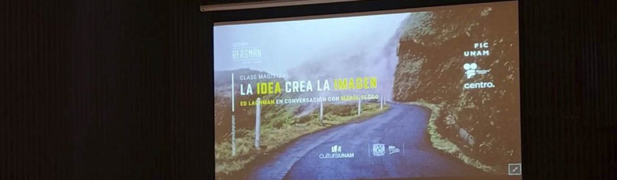 La idea crea la imagen: Ed Lachman en conversación con María Secco