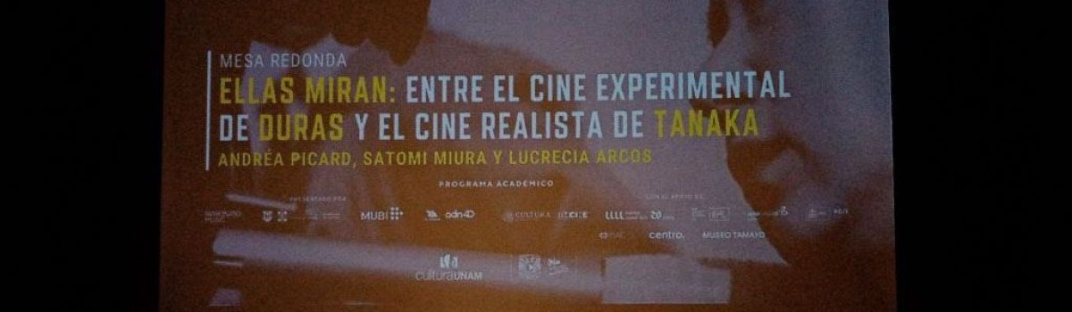 Punto de vista “Ellas miran: entre el cine experimental de Duras y el cine realista de Tanaka