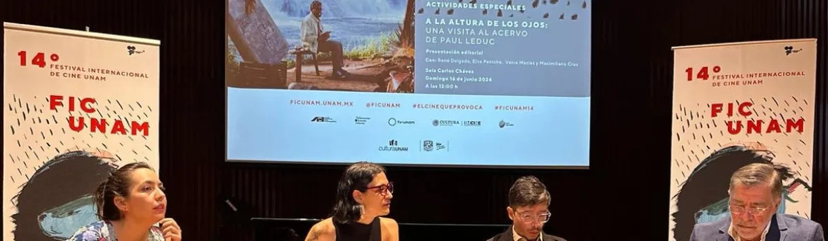 Presentación del libro A la altura de los ojos: Una visita al acervo de Paul Leduc