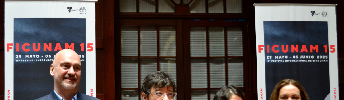 Conferencia de prensa FICUNAM 15