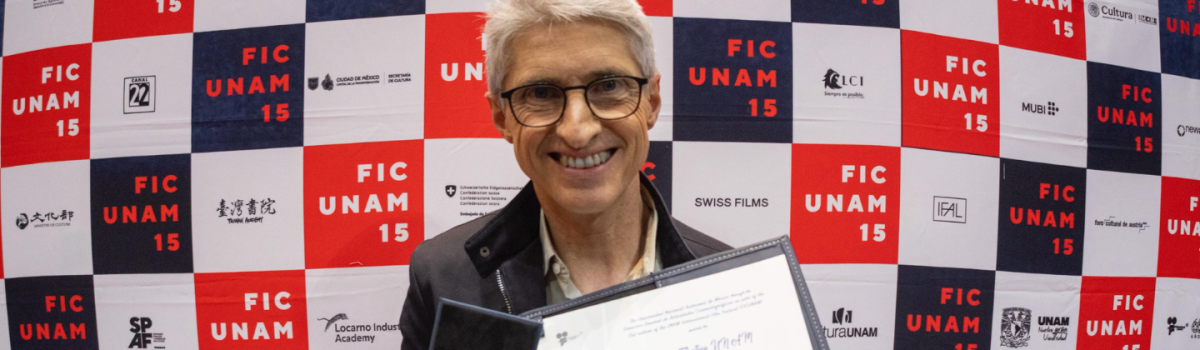 Fabrice Aragno recibe la Medalla Filmoteca UNAM 2025